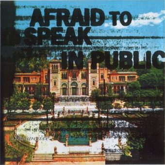 Afraid To Speak In Public - Showcase (1995)_cover