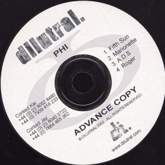 Dilutral - Phi [EP] (2002)_cover